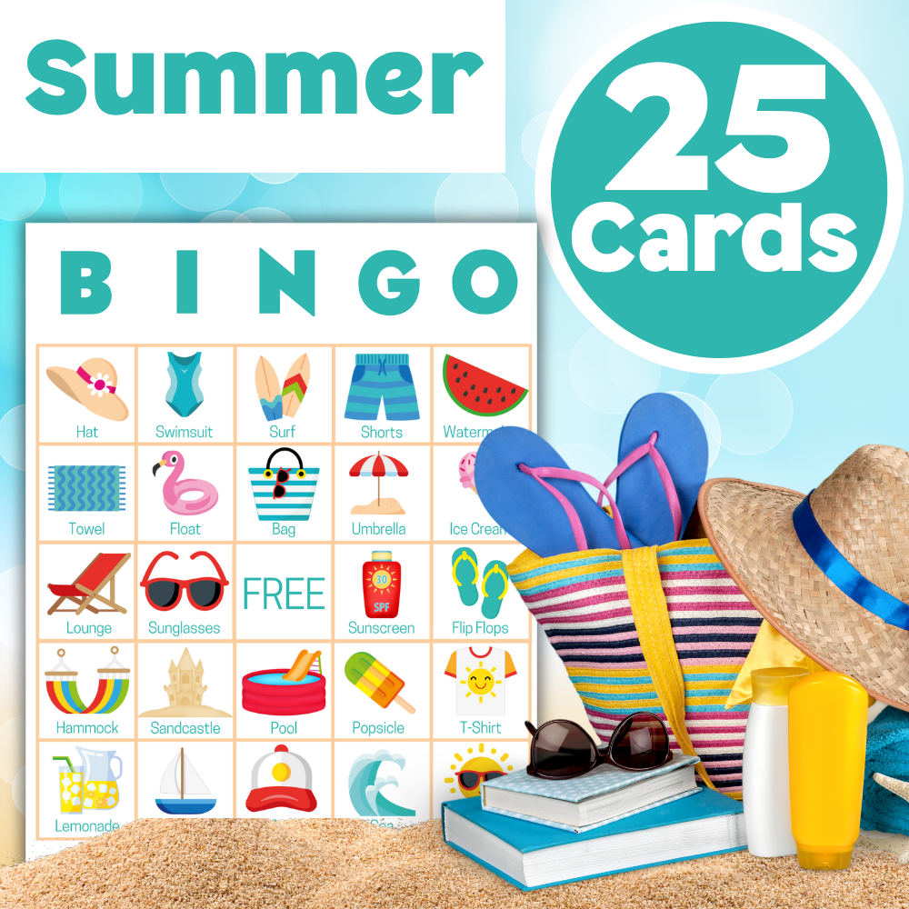 Summer Bingo Cards ☀️
