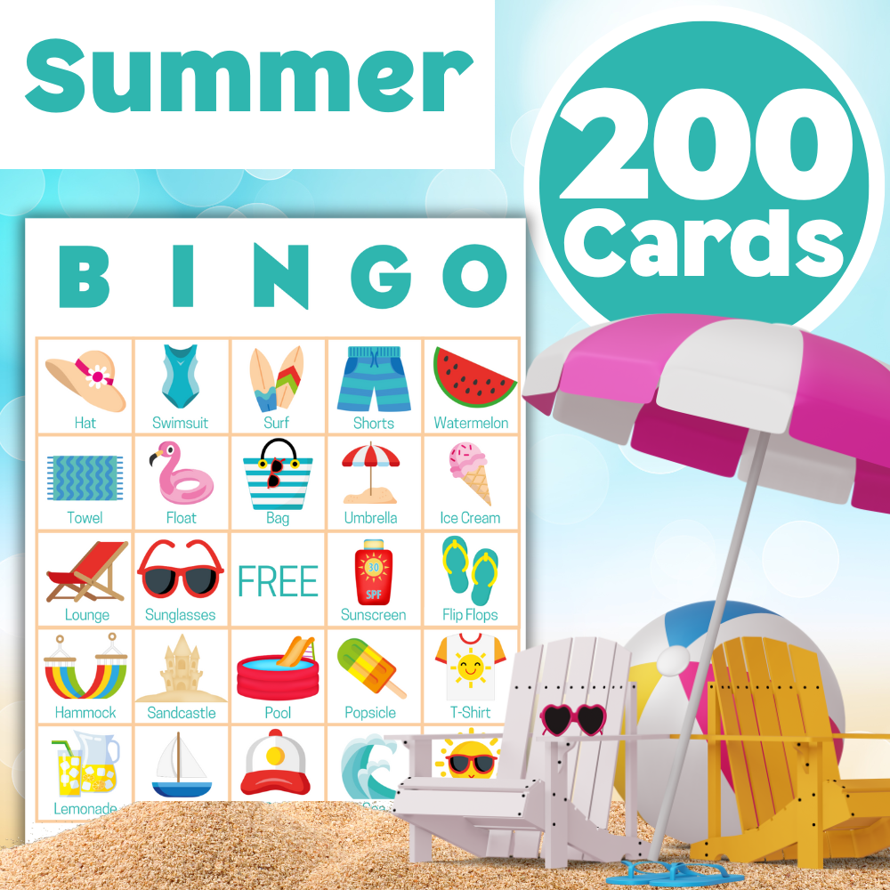 Summer Bingo Cards ☀️