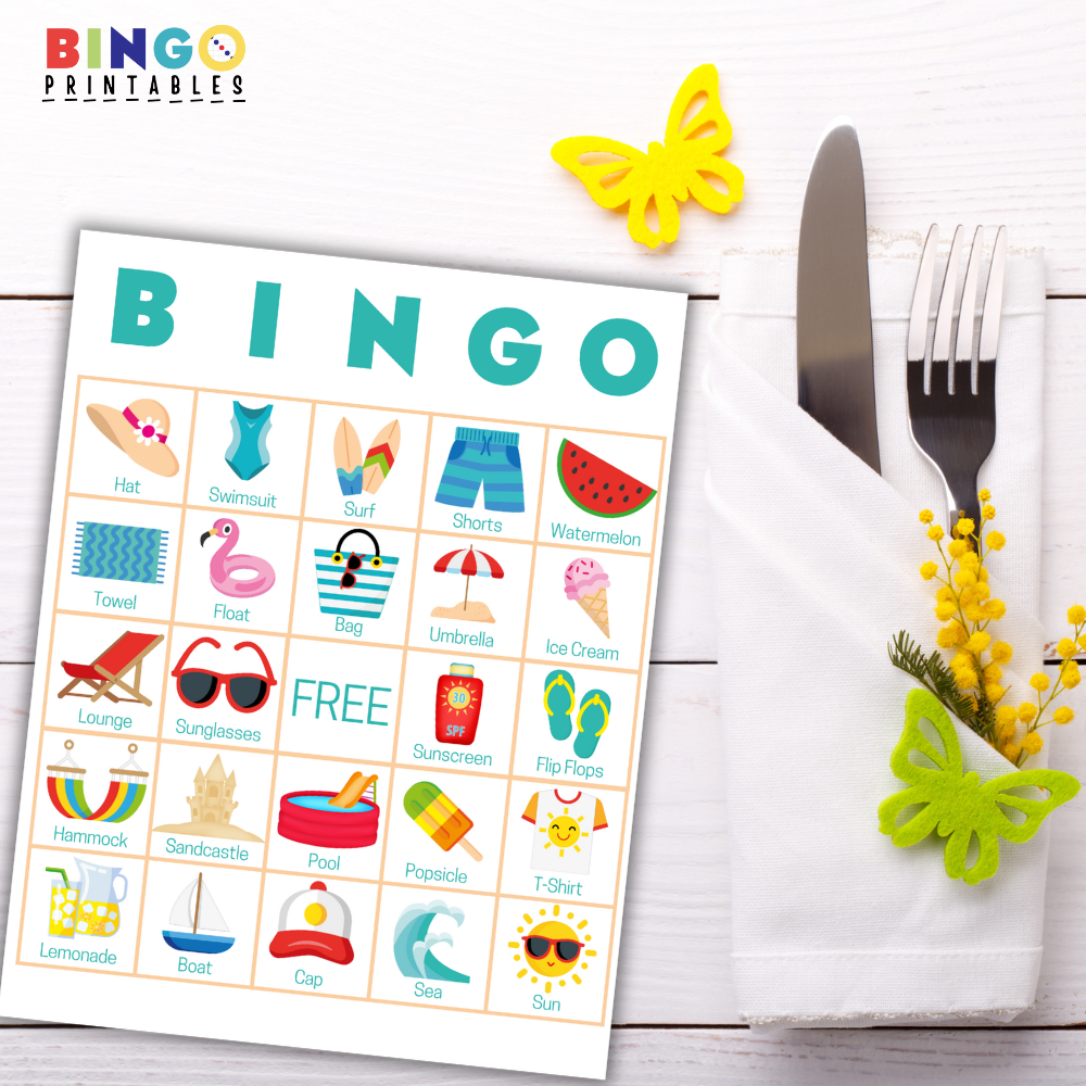 Summer Bingo Cards ☀️