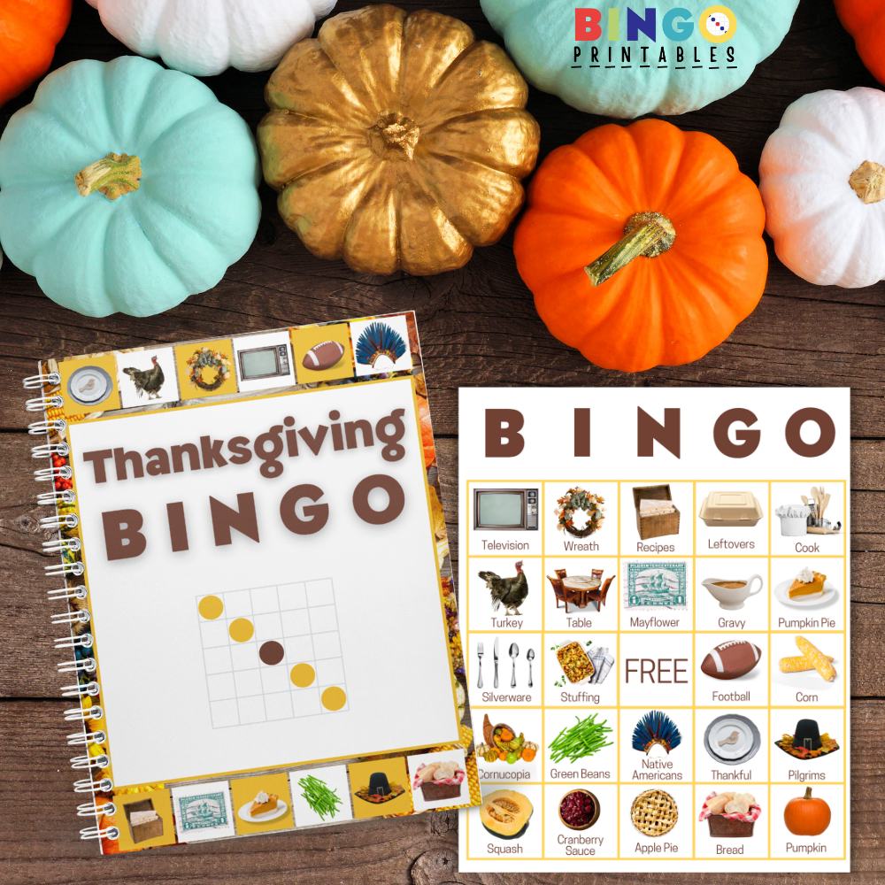 Thanksgiving Bingo For Adults Printable PDF 🦃