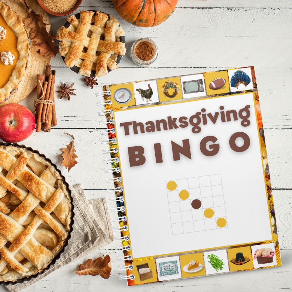 Thanksgiving Bingo For Adults Printable PDF 🦃