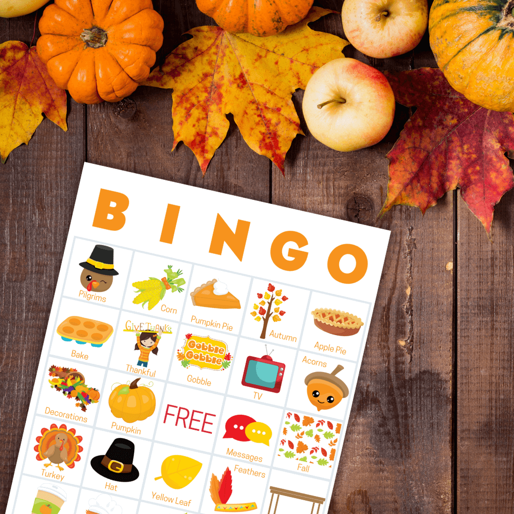 thanksgiving bingo printables fun classroom activity