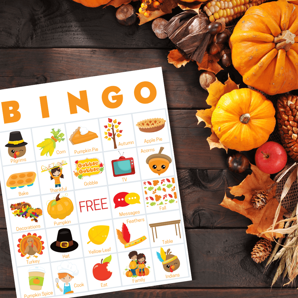thanksgiving bingo printables fun thanksgiving activity