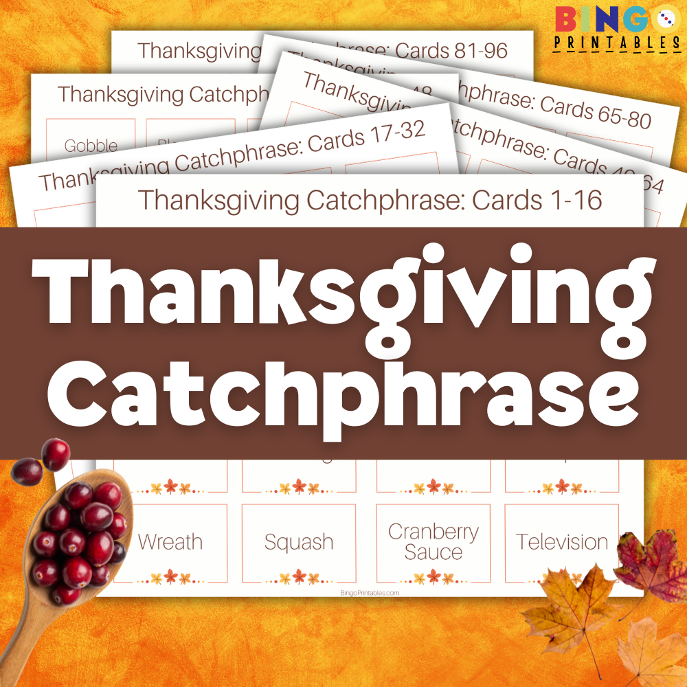 Thanksgiving Catchphrase 🦃