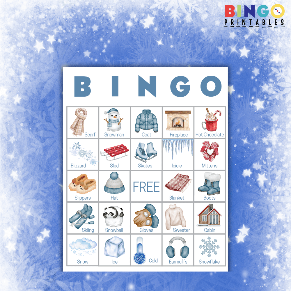 Winter Bingo Cards ❄️