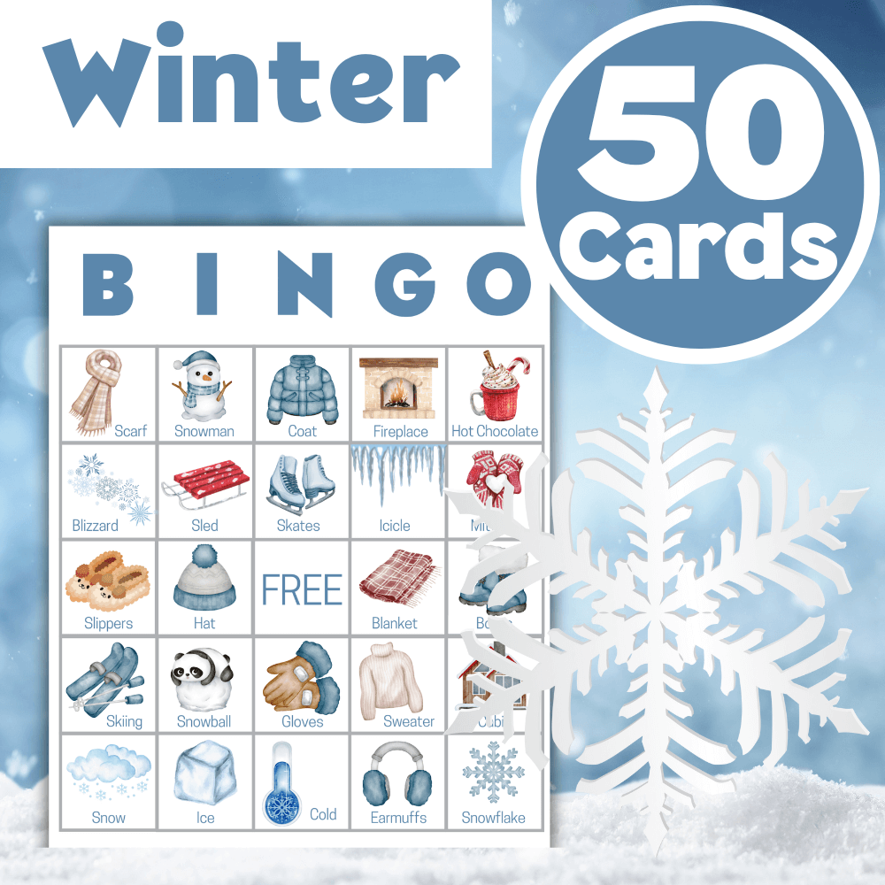 Winter Bingo Cards ❄️