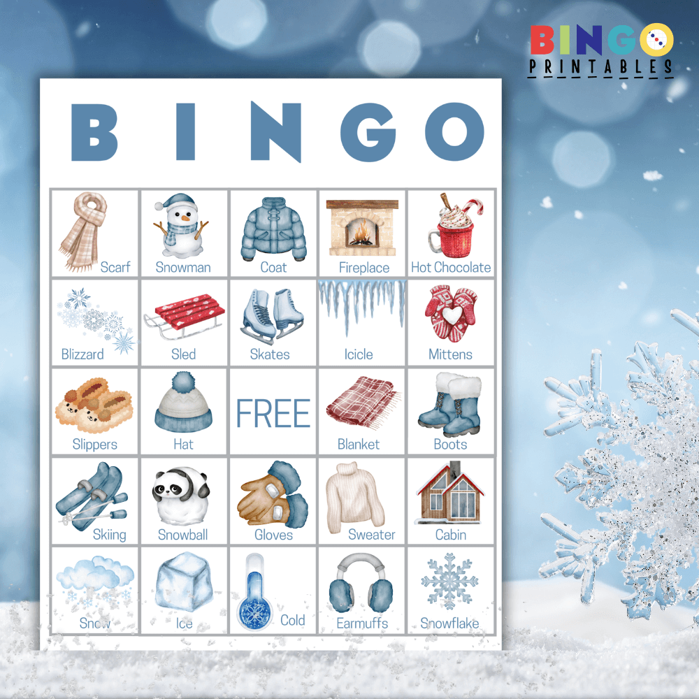 Winter Bingo Cards ❄️