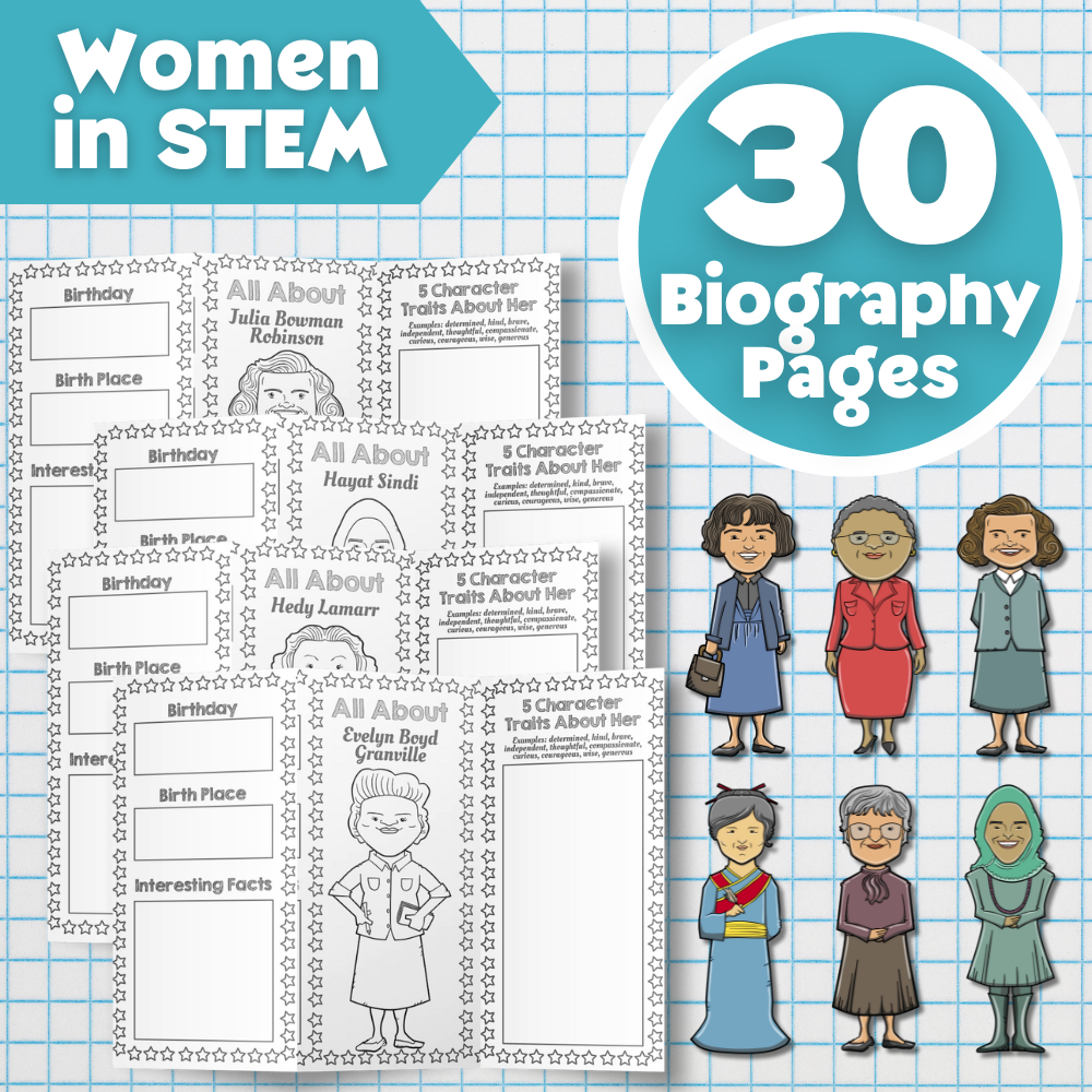 Women in STEM worksheets – fun and educational activities for kids