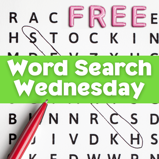 Word Search Wednesday (WSW) - Free Printable Puzzle 🧩