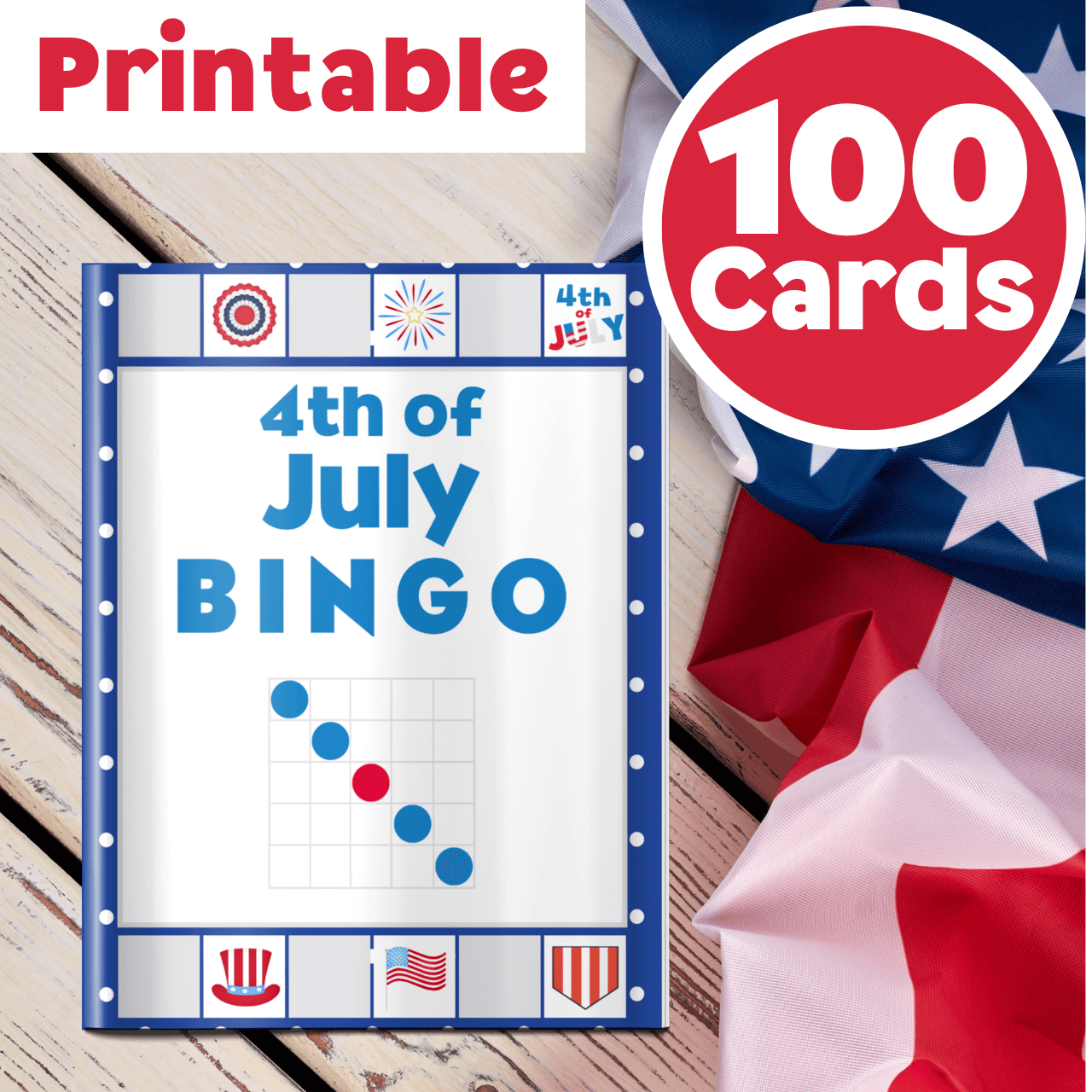 4th of July Bingo Cards 🇺🇸