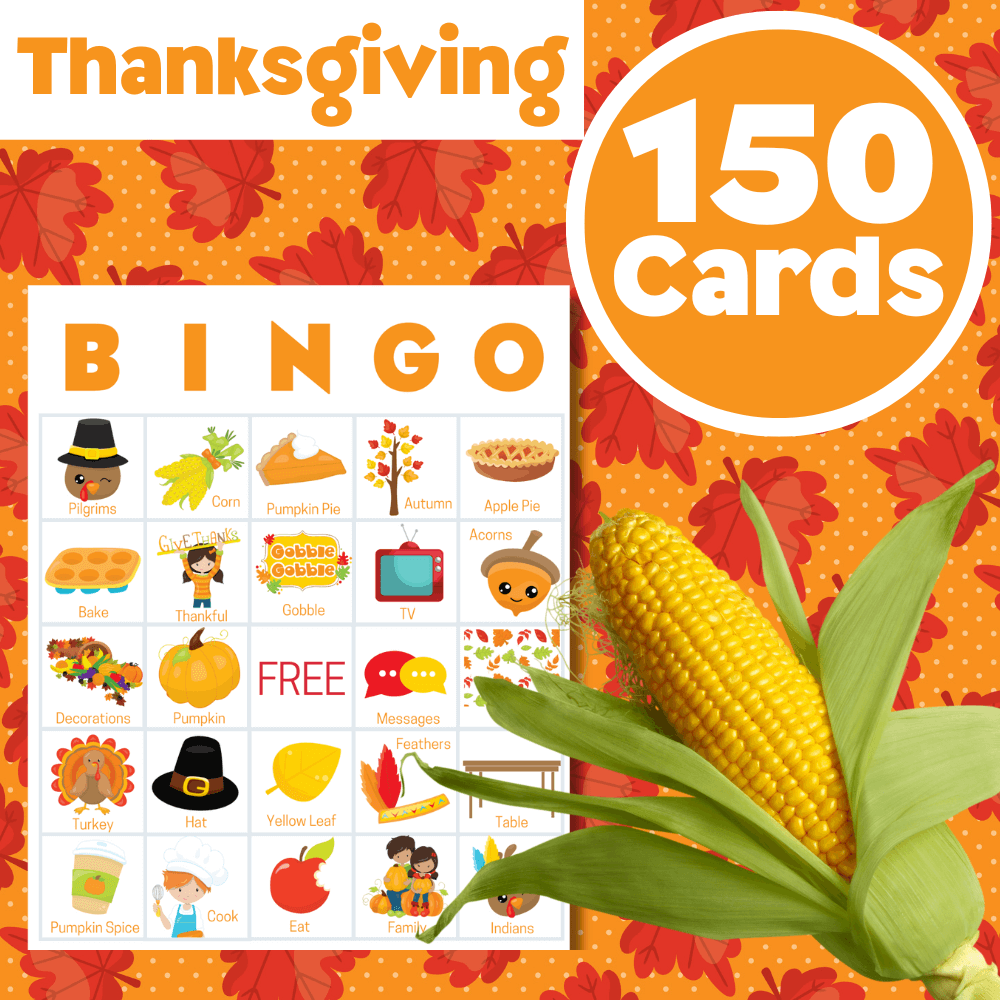 thanksgiving bingo printables fun party games